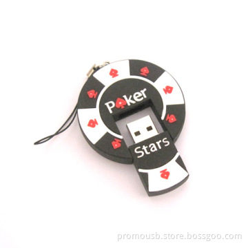 Poker Bargaining chip pvc gifts usb flash drives